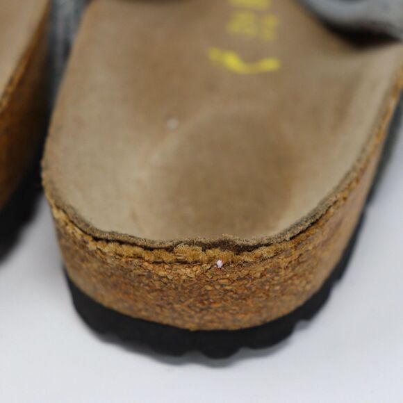 Birkenstock Berki's Sandals Grey Suede 39 Germany Florida - Picture 5 of 7